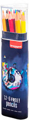 SET METALIK 12+6 FREE PENCILS BRUYNZEEL BLU