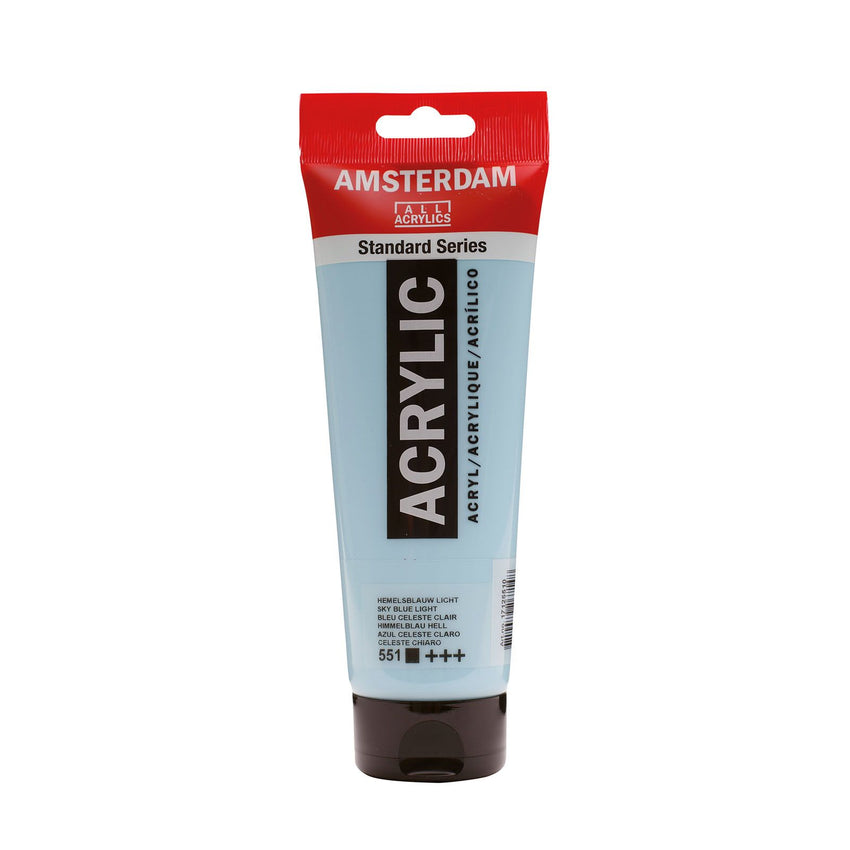 AKRILIK 120ML ROYAL TALENS AMSTERDAM SKY BLUE LIGHT 551