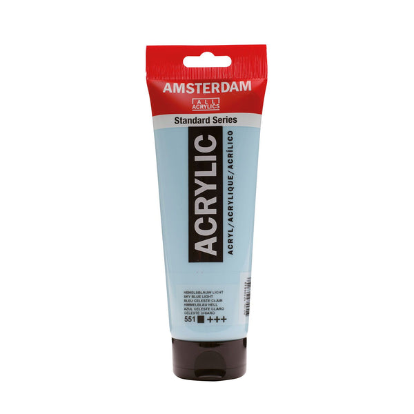 AKRILIK 120ML ROYAL TALENS AMSTERDAM SKY BLUE LIGHT 551