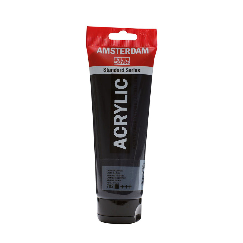 AKRILIK 120ML ROYAL TALENS AMSTERDAM LAMP BLACK 702