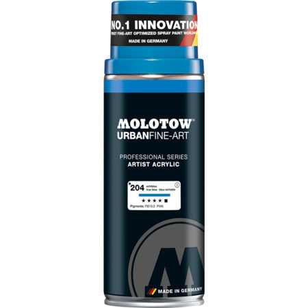 SPRAY AKRILIK 400ML UFA MOLOTOW TRUE BLUE 204