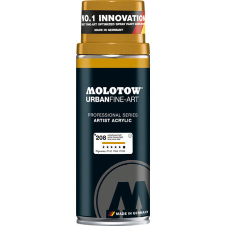 SPRAY AKRILIK 400ML UFA MOLOTOW OCHER BROWN LIGHT 208