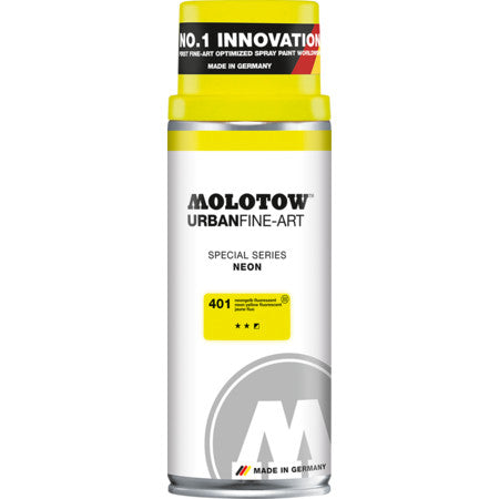 SPRAY NEON YELLOW FLUORESCENT 401 400ML UFA MOLOTOW