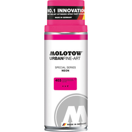 SPRAY NEON PINK FLUORESCENT 403 400ML UFA MOLOTOW