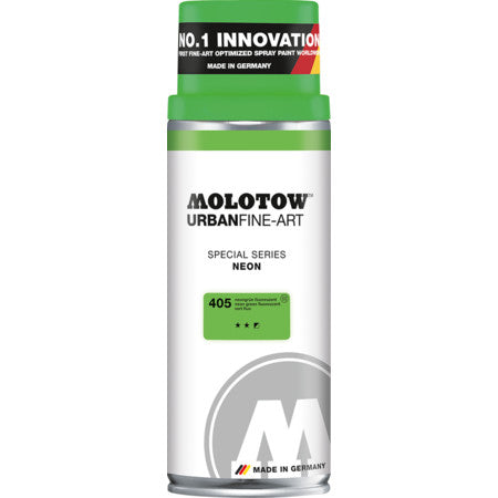 SPRAY NEON GREEN FLUORESCENT 405 400ML UFA MOLOTOW