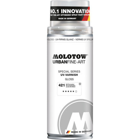 SPRAY UV VARNISH GLOSS 421 400ML UFA MOLOTOW
