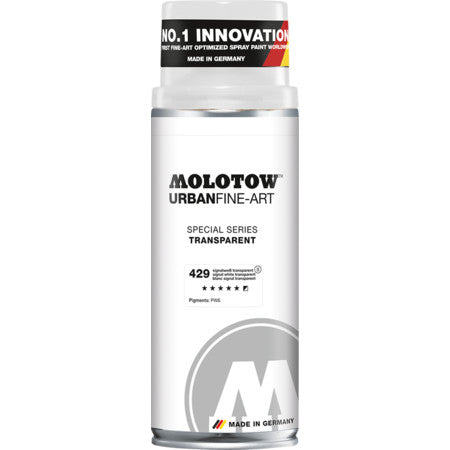 SPRAY SIGNAL WHITE TRANSPARENT 429 UFA 400ML MOLOTOW