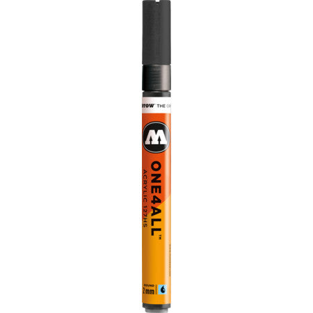 MARKER AKRILIK 127 HS-W 2MM ONE4ALL MOLOTOW METALLIC BLACK