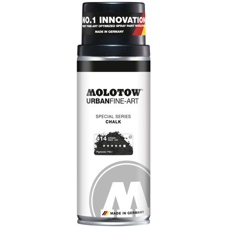 SPRAY CHALK 400ML BLACK 414 UFA MOLOTOW