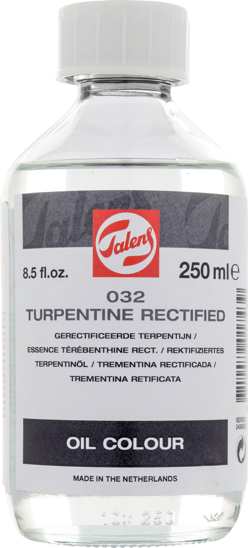 TERPENTINE OIL COLOUR 250 ML TALENS 032