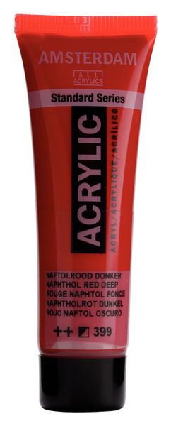ACRYLIC AMSTERDAM 20 ML NAPHTHOL RED DEEP 399