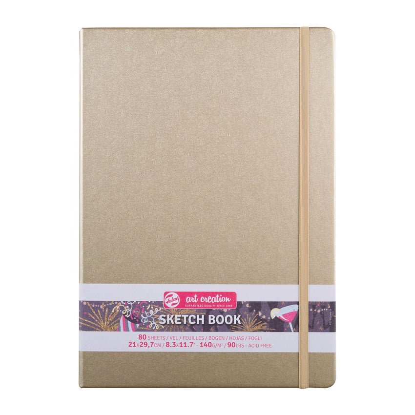 BLLOK A4 SKETCH BOOK ART CREATION GOLD