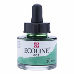 LIQUID WATER COLOUR ECOLINE TALENS DEEP GREEN 602
