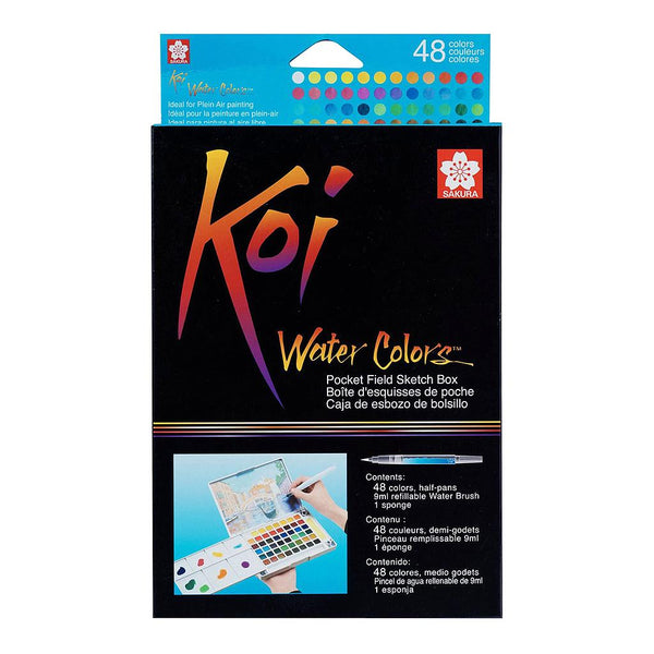 SET 48 WATER COLOUR KOI SAKURA