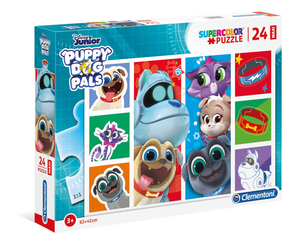LODER PUZZLE MAXI 24 CP CLEMENTONI PUPPY DOG